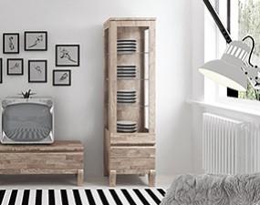 Schmale Vitrine BONA