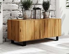 Niedrige Kommode STEEL