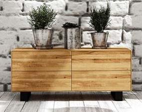 Niedrige Kommode STEEL