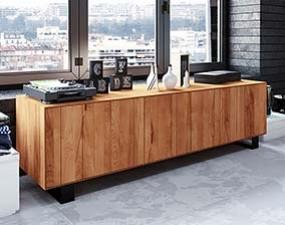 Niedrige Kommode STEEL