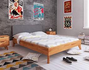 Bett Greg mit gepolstertem Kopfteil