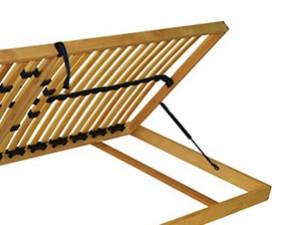 Bettrost für Bett mit Bettkasten geöffnet von der Seite