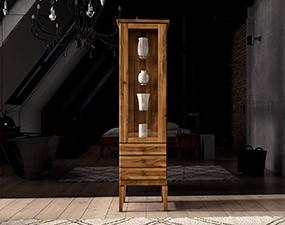 Schmale Vitrine ODYS