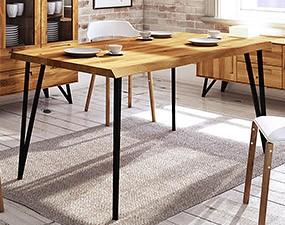 Tisch mit natürlicher Platte GOLO