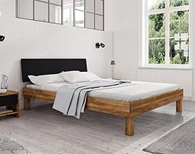 Bett VIGO mit schwarz MDF