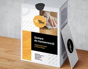 Ein Set für die Pflege von geölten Möbeln