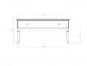 Niedrige Kommode ODYS