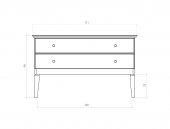 Niedrige Kommode ODYS