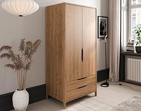 2-türiger Kleiderschrank TWIG