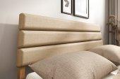 Bett mit gepolstertem Kopfteil TWIG