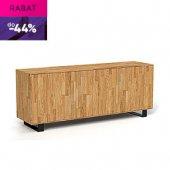 Niedrige breite Kommode STEEL