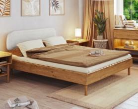 Bett mit gepolstertem Kopfteil LIRA