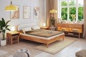 Bett mit gepolstertem Kopfteil LIRA
