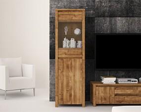 Schmale Vitrine VINCI