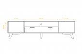 TV Stand 180 BIANCO