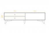 TV Stand 180 BIANCO