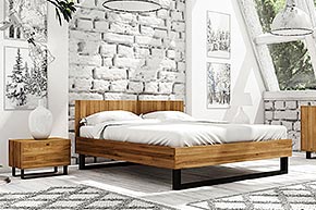 STEEL - Kolekcja mebli do sypialni z drewna litego