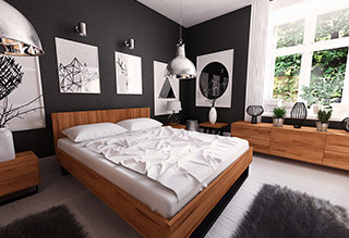 Niedrige Kommode STEEL